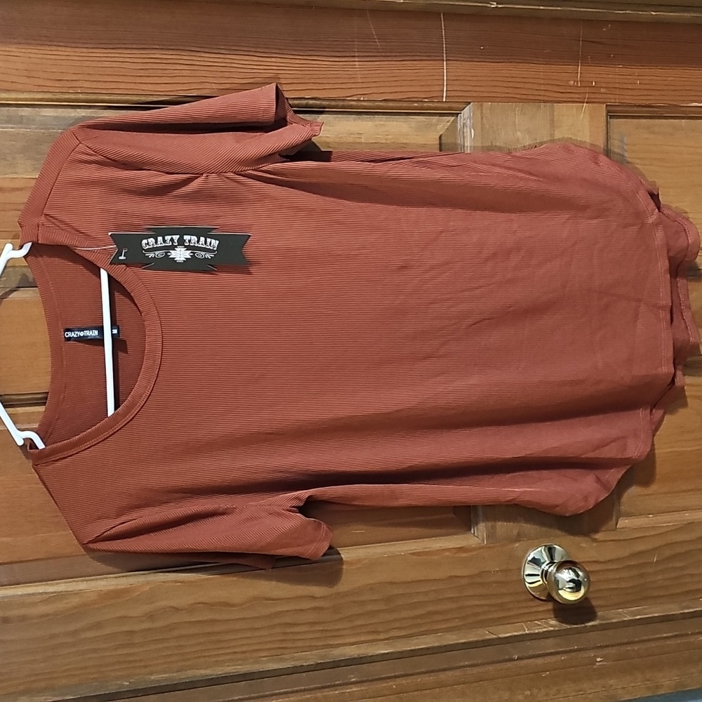 Crazy Train Solid Choice Ribbed Tee